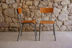 Vintage Schulstuhl Stuhl Schule Mullca 1960 1970 60er Retro Vintage Alt used Mid Century