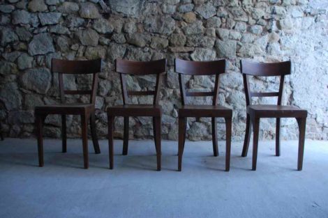 Antik Holzstuhl Stuhl Buche gebraucht dunkel braun