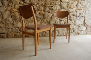 Stühle Chair gebraucht alt Holzstühle Wood Mid Century Modern Polster vintage retro 1950 1960