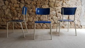 Industrial Metall Stühle gebraucht gastro coworking vintage alt