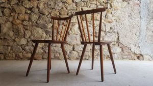Wilkhahn Designer Stühle Midcentury Modern Holzstühle stapelbar Wohnzimmerstuhl gebraucht 1950